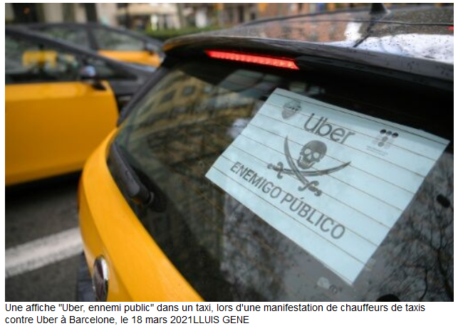 Brussels zone Uber vrij. Het voorbeeld van de taxisector uit Barcelona...een overwinning op Uber