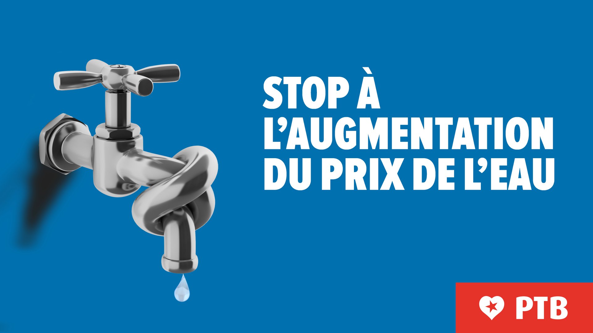 PVDA verzet zich tegen de verhoging van de waterprijs voor 3 op 4 Brusselaars